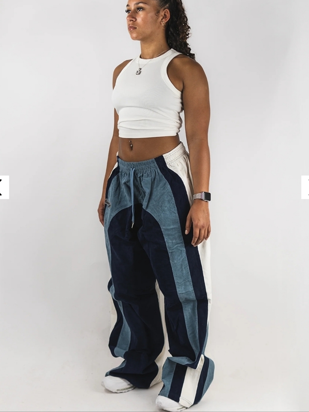 Visionary Club RADIANT AURA Oversized  WIDE LEG SWEATS COASTAL WAVES